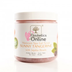 Peeling pentru maini tip gel Olive Tree Spa Clinic Gel Scrub Sunny Tangerine 200 g, art 62070